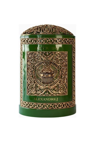 Alexandre J Pale Jade Mum Ve Holder Hediye Seti 220g, Elemi-patchouli Yeşil