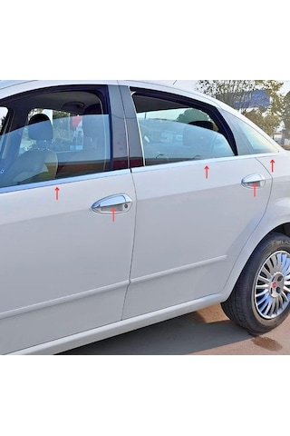Fiat Linea Krom Set 17 Parça 2007 Ve Üzeri Paslanmaz Çelik