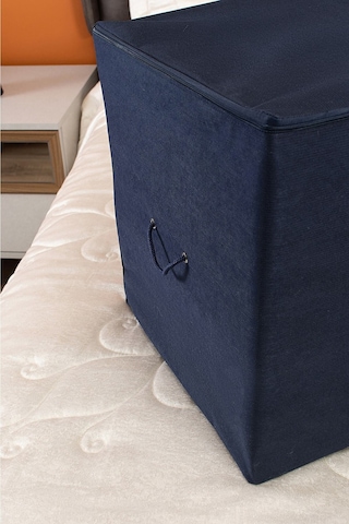 Serstil Büyük Boy Baskı Detaylı Lacivert Hurç 74 X 46 X 46 Cm