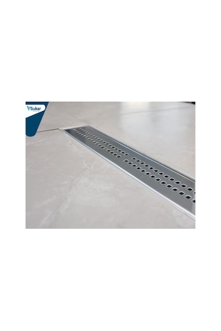 Sukar Line 4p Duş Kanalı Plastik Kasa Paslanmaz Izgara Süzgeç Ø50 Çıkış 60 Cm 1154-100650-02