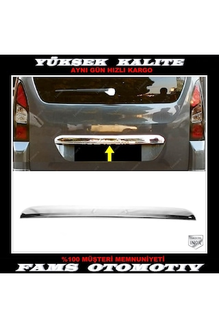 Peugeot Partner Tepee Krom Bagaj Çıtası 2008 Üzeri P.Çelik