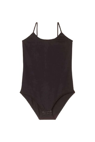 Jenerik İp Askılı Kadın Çıtçıtlı Body Siyah