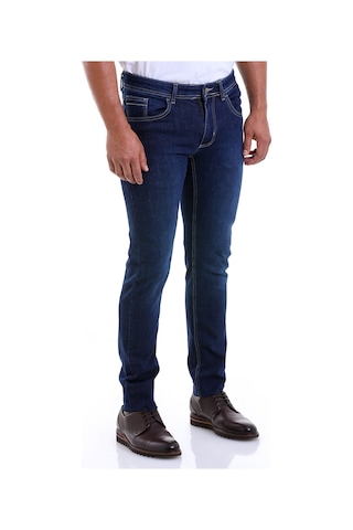 Hatemoğlu Lacivert Slim Fit Düz Düşük Bel Kot Pantolon Lacivert