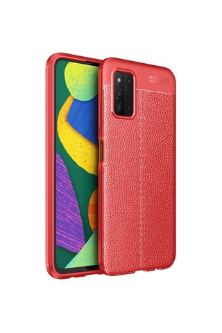 Samsung Uyumlu Galaxy A03S Kılıf Zore Niss Silikon Kapak-Lacivert