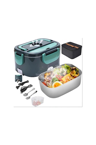 Taşınabilir Elektrikli Öğle Yemeği Kutusu 1l 3'ü 1 Arada Araba/ofis Isıtıcısı