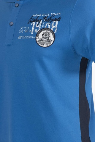 AR-MA Arma Erkek Slim Fit Polo Yaka Tişört Y9tyo7985 Mavi