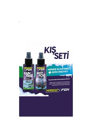 2 Li Buğu Önleyici Ve Buğu Önleyici Kış Set