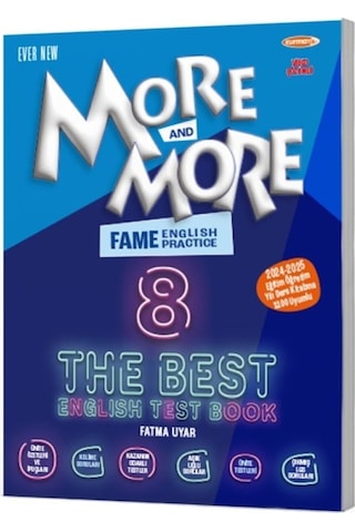 8 More&more Fame The Best Englısh Test Book Yeni Kapak 2025
