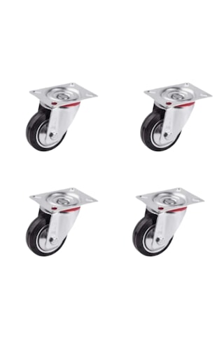 Hts 603 Bağlantılı 125lik Galvaniz Kaplama Slb Tekerlek 4 Adet