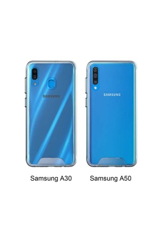 Samsung Uyumlu Galaxy A30s Kılıf Zore Gard Silikon Renksiz