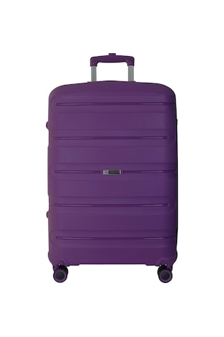 Vegmann Polipropilen Pp Atlas Violet Orta Boy Valiz Violet Mor
