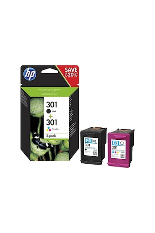 Hp 301 Kartuş Siyah Renkli Set N972Ae Deskjet 1510/1050/2050/3050 Hp 301 Kartuş Siyah Renkli Set N972Ae Deskjet 1510/1050/2050/3050
