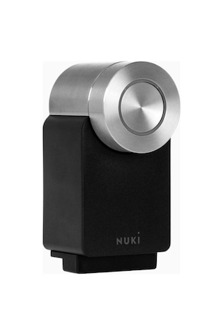 Nuki Smart Lock Pro 4. Nesil Wifi, Siyah Akıllı Kapı Kilidi Güvenlik Cihazları