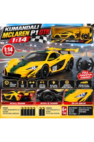 Kumandalı 1:14 Mclaren P1 Gtr