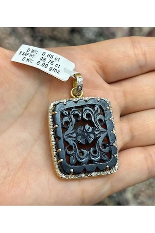 Safir Elmas Kolye Ucu 145