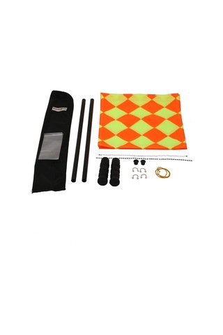 Yardımcı Hakem Bayrağı 1 Çift , Çantalı Kırmızı - Sarı