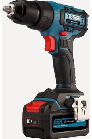 Erbauer EDD18-Li-2 18V 4Ah Tek Akülü Darbesiz Vidalama