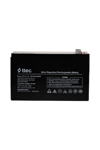 Ttec 12 V 7A Akü - 12V 7Ah Base Kuru Akü Ağustos 2024 Üretim Ttec 12 V 7A Akü - 12V 7Ah Base Kuru Akü Ağustos 2024 Üretim