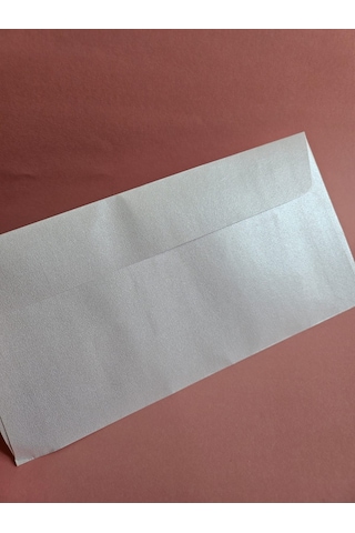 Zirve Zarf Diplomat Zarf Sedefli Beyaz Rengi 30 Adet