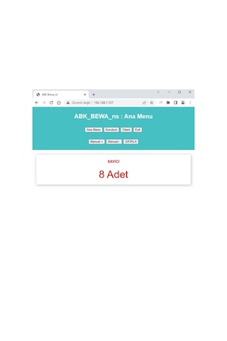 Bewa_Ns 5400 Wi-Fi Erişimli Kablosuz Tek Ekranlı Çuval Sayıcı