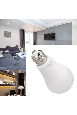 Mufunye 12w Led Ampul A Tipi 6500k Beyaz Işık, E26/e27 Bağlantı, 15 Led, Yüksek Parlaklık, Plastik-alüminyum Gövde, Ev & Mağaza Aydınlatması