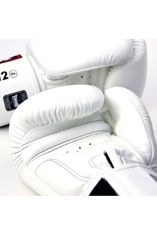 Twins Bgvl3-wh Boks Eldiveni Beyaz Deri Muay Thai Eldiveni Beyaz