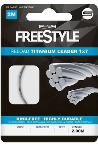 Spro Freestyle Reload Titaniyum Lider 0,24mm 2m
