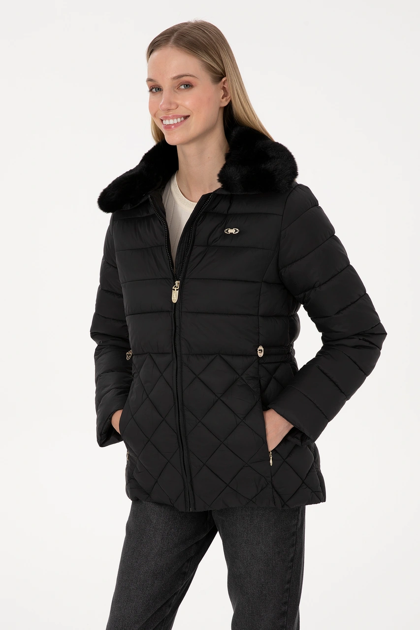 U.s. Polo Assn. Kadın Siyah Mont 50308797-vr046 Siyah
