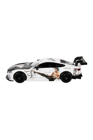 1:32 Sesli Ve Işıklı Rmz Hobby Bruce Lee Serisi Die Cast Çek Bırak Model Araba - Beyaz Bmw M8 Gte Be