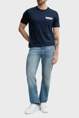 Tommy Hilfiger Erkek T Shirt Mw0mw41463 C1g Lacivert Lacivert