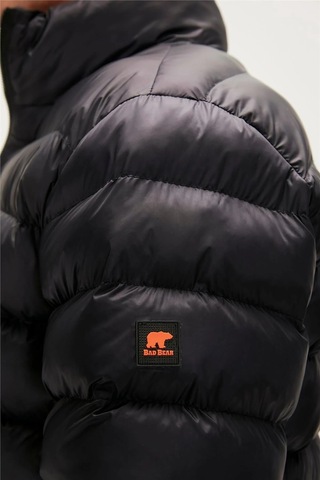 Bad Bear Boss Puffer Lacivert Erkek Mont Siyah