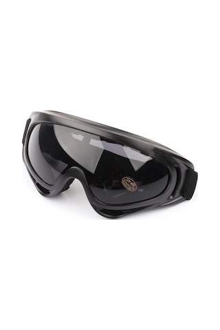 Geeroyoo X400 Motosiklet Gözlüğü - Rüzgar, Toz Ve Kar Korumalı, Uv Filtreli, Anti-parıltı, Uniseks Siyah