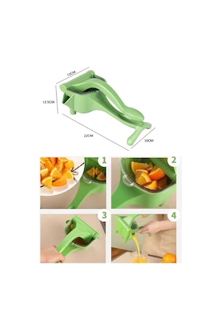 Büro Ev Ofis Mutfağı İçin Plastik Manuel Kollu Meyve Sebze Suyu Sıkma Aleti Diğer
