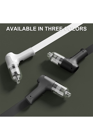 Ranyeek 60w Kablosuz El Tipi Süper Güçlü Süpürge - Ev Ve Araç İçin Kuru-ıslak Kullanıma Uygun, Gri Mini Taşınabilir Süpürge