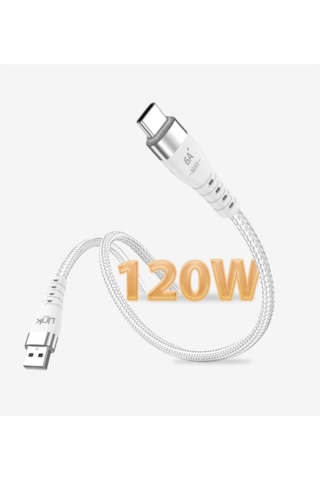 Linktech K654 120w Data Kablosu Hızlı Şarj 1mt Type-c