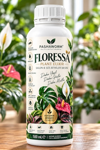 Pashaworm Floressa Salon Ve Süs Bitkileri Besini 500 Ml