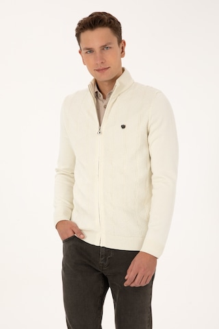 U.s. Polo Assn. Erkek Hırka Triko 50315024-vr256 İnci