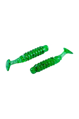 Silikon Kurt Yem - 1,5g 45mm - Fishack - 10 Adet - Yeşil