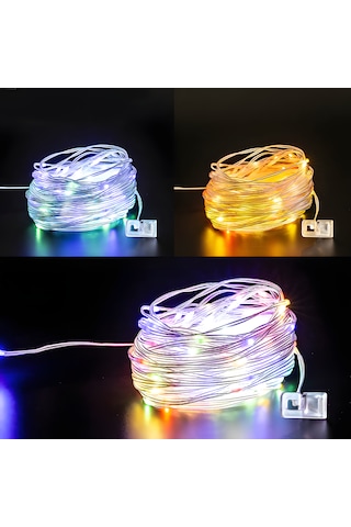 İdragon D88-2 Güneş Enerjili Kamp Lambası Rgb Işıklı, 4500mah Powerbank, 10m Işık Dizisi, Type-c Sarı