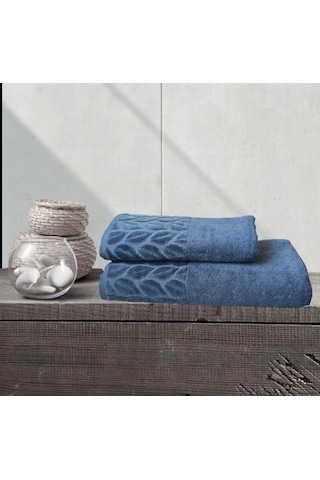 Nivemeshome 632 Mavi 90x150 Hazal Banyo Havlusu Nurpak Mavi