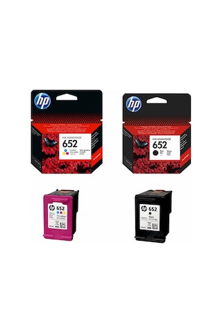 Hp 652 Siyah 652 Renkli Set Hp 652 Siyah 652 Renkli Set