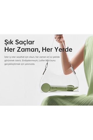 Laifen Mini Saç Kurutma Makinesi - Yeşil