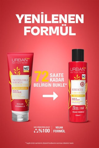 Hibiscus & Shea Butter Kıvırcık Ve Dalgalı Saçlara Özel Saç Kremi 250ml-vegan