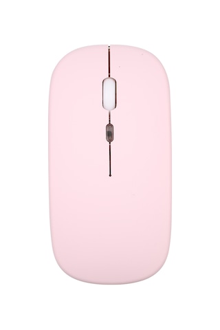 Mufunye Hızlı 2.4g/bt3.0 İkili Modlu Kablosuz Fare, Sessiz Ofis Kullanıma Uygun, 3 Seviye Dpı Ayarlı, Taşınabilir Ve Şarj Edilebilir Pil, Açık Pembe Optik