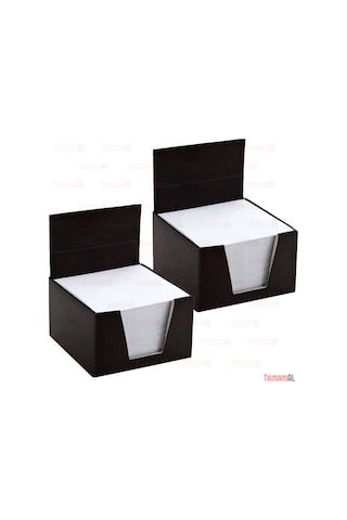 2 Adet Küp Bloknot 500 Yaprak 85X85 Mm Kare1.Hamur Beyaz Kağıt