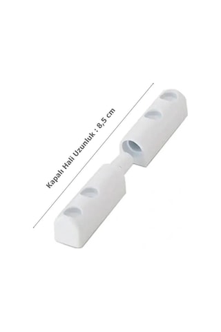 10 Adet Pvc Sineklik Menteşesi Plastik 85 Mm