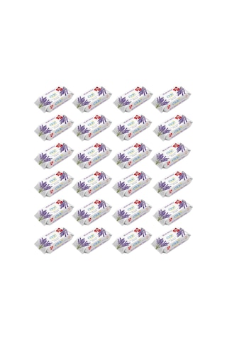 Elde 24 x 100 Adetli Koli Lavanta Kokulu Islak Havlu