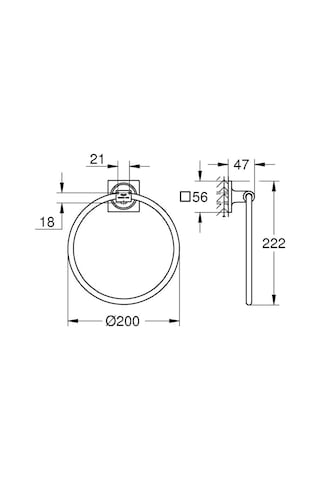 Grohe Allure Halka Havluluk - 40339001