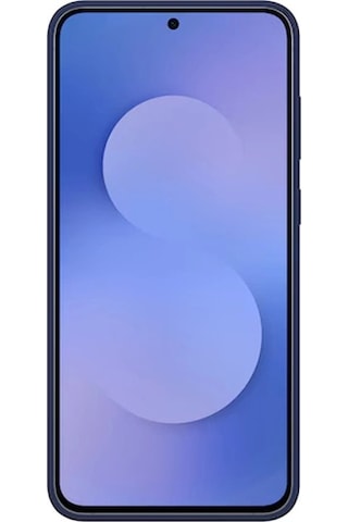 Samsung Uyumlu Galaxy S25 Fe Silikon Kılıf Koyu Mavi Koyu Mavi