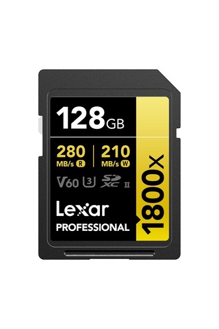 Lexar Prof 128gb 1800x Sdxc Uhs-ıı 270mb/s Read 180mb/s Write C10 V60 U3